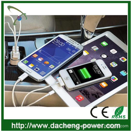 Newly design 3 port usb car charger 5.2A usb car charger 3 port for Phone Ipad